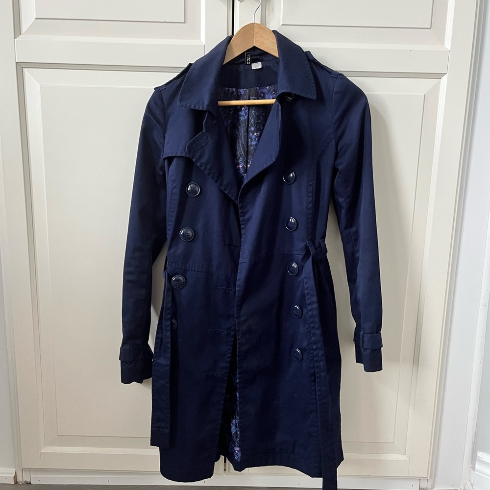 H&M Navy Trench